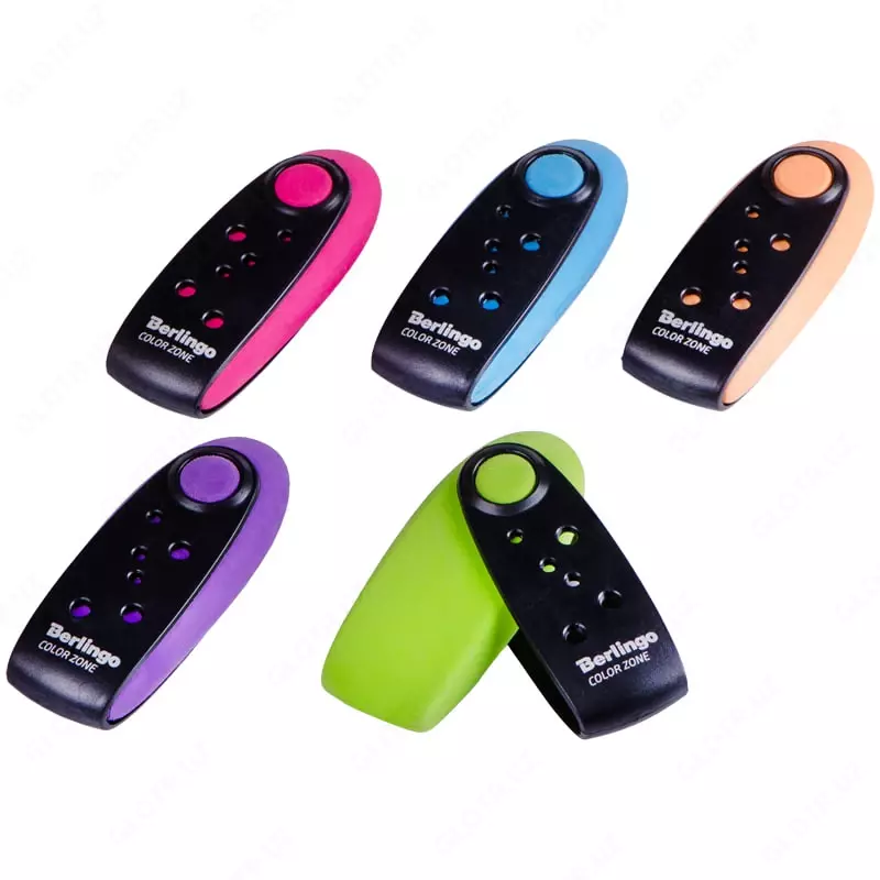 Корректирующий ластик Berlingo Color Zone  60 х 24 х 15 мм  пласт. держатель (Арт. - Blc_00161) Цветное ассорти
