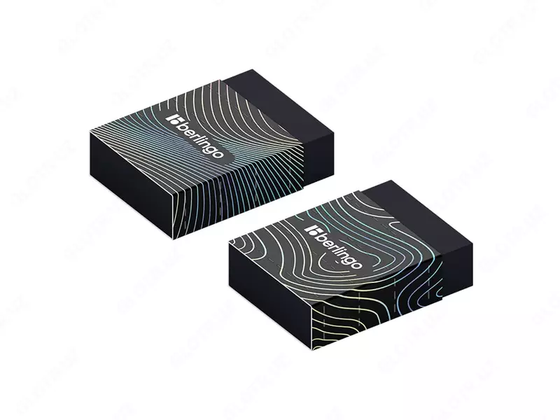 Корректирующий ластик Berlingo Electric  45 х 32 х 11 мм  карт. держатель (Арт. - BLc_00S17) Черный