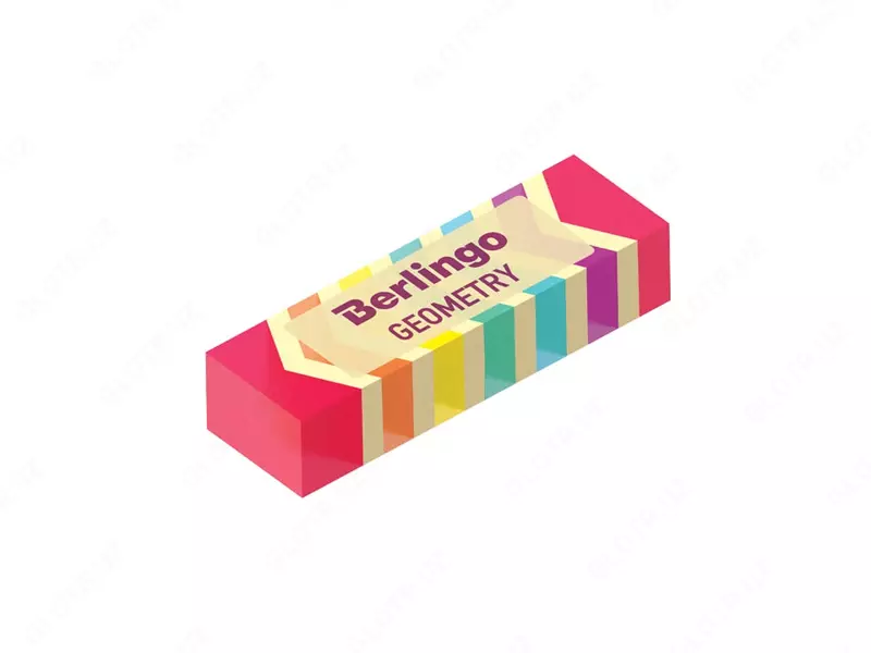Tuzatuvchi plastik ochirgich Berlingo Geometry  48 x 15 x 10 mm (Art. - BLc_00550) Turli ranglar