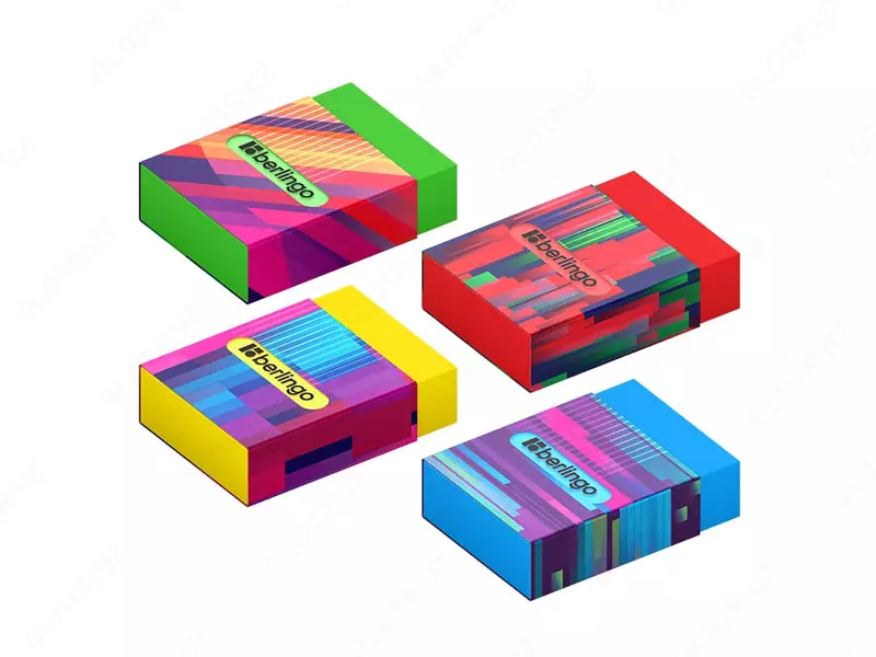 Корректирующий ластик Berlingo Glitch  45 х 32 х 11 мм  пласт. держатель (Арт. - BLc_00S14) Цветное ассорти