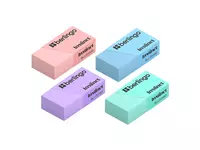 Корректирующий ластик Berlingo Instinct  40 х 20 х 10 мм  карт. держатель (Арт. - BLc_00480) Цветное ассорти