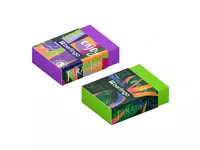 Корректирующий ластик Berlingo Jumble  45 х 32 х 11 мм  карт. держатель (Арт. - BLc_00S13) Цветное ассорти