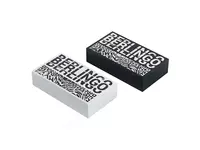 Корректирующий ластик Berlingo Monochrome  45 х 25 х 10 мм  ПВХ. карт. уп. (Арт. - BLc_00S01) Черный/Белый
