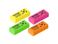 Корректирующий ластик Berlingo Technic Expert  40 х 18 х 11 мм  ПВХ. карт. уп. (Арт. - BLc_00540) Цветное неон. ассорти