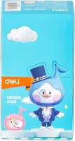  Корректирующий ластик Deli Little Sinnger  54 х 20 х 10 мм  карт. инд. уп. (Арт. - 306-EH) Цветное ассорти - 