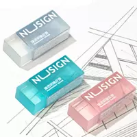  Корректирующий ластик Deli Nusign  105 х 42 х 18 мм  карт. держатель (Арт. - 153-NS) Цветное ассорти - 