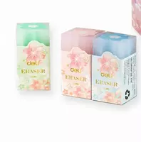 Корректирующий ластик Deli Sakura  38 х 20 х 20 мм  карт. держатель (Арт. - 309-H) Цветное ассорти