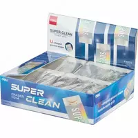   Корректирующий ластик Deli SuperClean  41 х 17 х 11 мм  карт. держатель (Арт. - 314-H) Белый