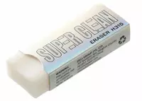 Корректирующий ластик Deli SuperClean  54 х 20 х 10 мм  карт. держатель (Арт. - 315-H) Белый