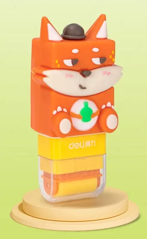 Корректирующий роликовый ластик Deli VP 155  60 х 26 х 16 мм  пласт. держатель  блистер (Арт. - 155-VP)