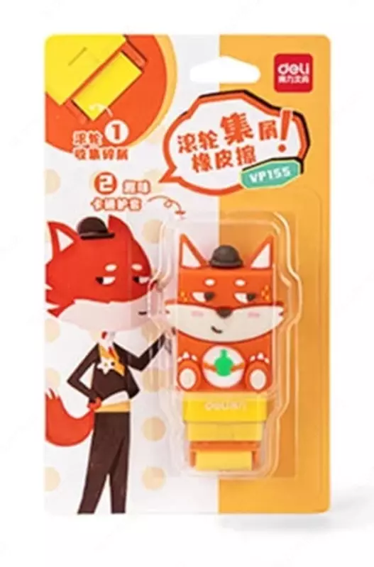  Корректирующий роликовый ластик Deli VP 155  60 х 26 х 16 мм  пласт. держатель  блистер (Арт. - 155-VP) - 