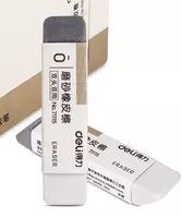 Tuzatuvchi universal ochirgich Deli 68 x 11 x 16 mm  karta. ushlagich (- 71115-modda) Oq/kulrang