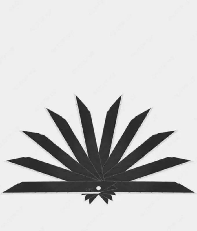 Сменные лезвия для канцелярского ножа Deli металл  9 мм  угол 30 гр. уп. пласт. пенал  10 шт. (Арт. - 2015)