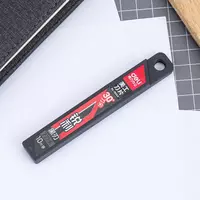   Сменные лезвия для канцелярского ножа Deli металл  9 мм  угол 30 гр. уп. пласт. пенал  10 шт. (Арт. - 78003)