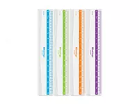 Измерительная пластиковая линейка Berlingo Color  15 см  ПВХ чехол (Арт. - PR_10015-8) Прозрачная