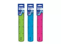  Измерительная пластиковая линейка Berlingo Flexy  20 см  гибкая  ПВХ чехол (Арт. - PR_10020) Цветное ассорти - 