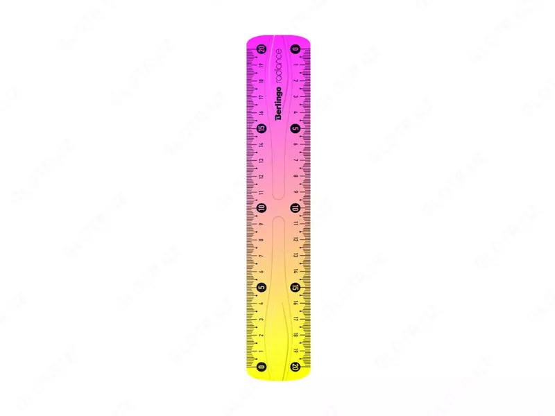 Plastik olchov olchagichi Berlingo Radiance  20 sm  moslashuvchan  PVX korpus (Art. - PR_10320) Pushti/sariq