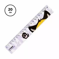 Измерительная пластиковая линейка Стамм Ушки  20 см  ПВХ чехол (Арт. - ЛН-30547)