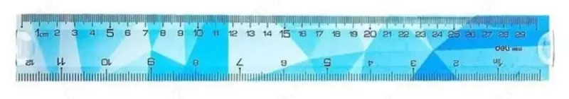  Измерительная пластиковая линейка Deli Twist Me  гибкая  30 см  ПВХ чехол (Арт. - 651-H) Цветное ассорти - 