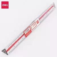 Olchov plastik olchagich Deli 30 sm  uchburchak  PVX korpus (Art. - 8930) Oq