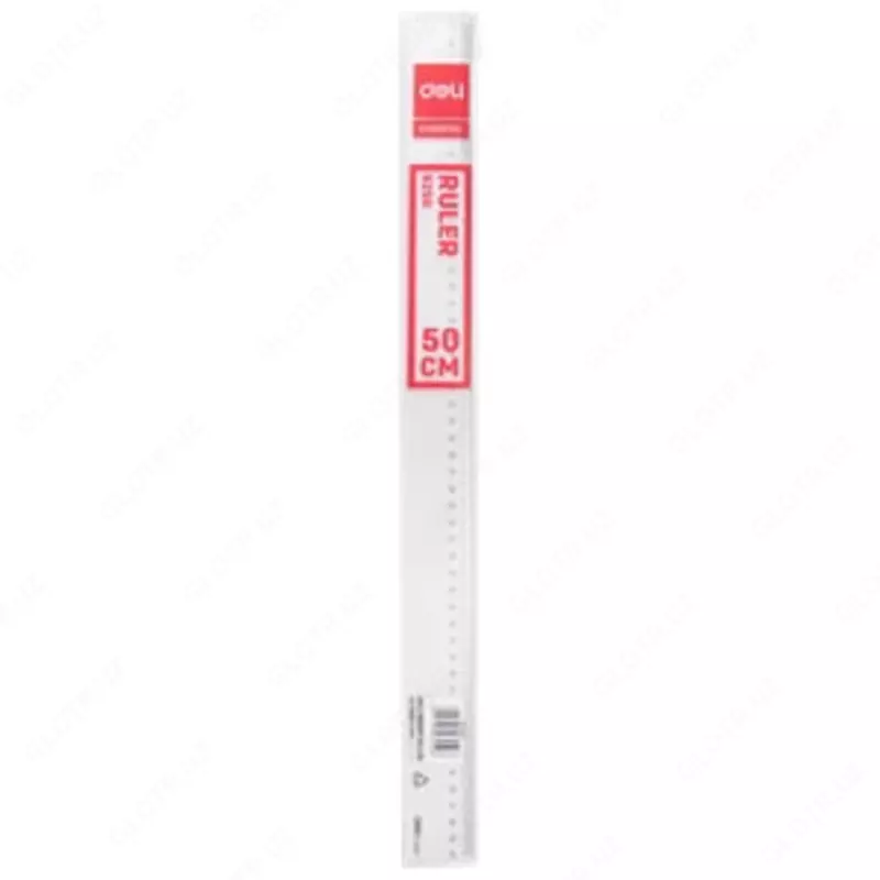 Plastik olchov olchagich Deli 50 sm  PVX quti (Art. - 6250) Shaffof