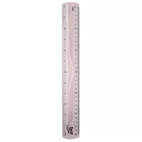 Измерительная пластиковая линейка Deli Twist Me  ультра гибкая  30 см  ПВХ чехол (Арт. - 21-EH) Цветное ассорти