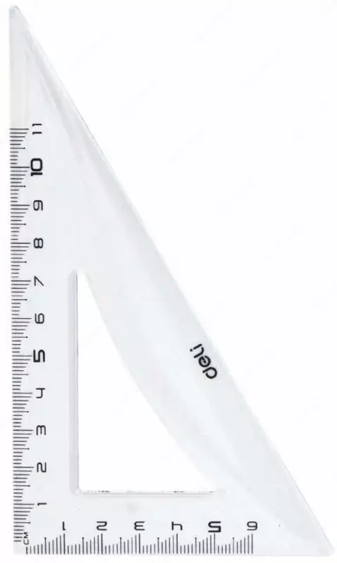  Комплект пластиковых линеек Deli Рioneer  20 см  4 шт.  ПВХ уп. (Арт. - 00412-EG) Прозрачный - 