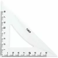   Комплект пластиковых линеек Deli Рioneer  20 см  4 шт.  ПВХ уп. (Арт. - 00412-EG) Прозрачный