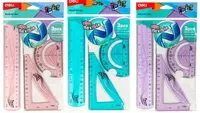 Комплект пластиковых линеек Deli Twist Me ультра гибкий  20 см  3 шт.  ПВХ уп. (Арт. - 22-EH) Ассортимент