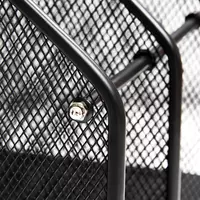   Лоток металлический для документов Deli  сборный  310 x 293 x 240 мм  3 отд. (Арт. - 9197) Черный