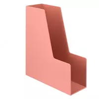 Лоток пластиковый для документов Deli Nusign  308 х 249 х 91 мм  1 отд. (Арт. - 022-NS-pn) Темно/розовый