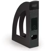  Лоток пластиковый для документов Стамм Респект  290 х 240 х 70 мм  1 отд. (Арт. - ЛТ142) Черный - 