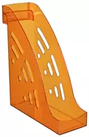 Лоток пластиковый для документов Стамм Торнадо  вертикальный  550 л  300 х 255 х 95 мм  1 отд. (Арт. - ЛТ409) Тонир. оранж.