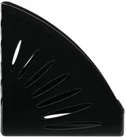  Лоток пластиковый для документов Стамм Тропик  вертикальный  900 л  260 х 245 х 110 мм  1 отд. (Арт. - ЛТ350) Черный - 