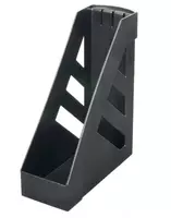 Лоток пластиковый для документов Стамм Ультра  285 х 245 х 100 мм  1 отд. (Арт. - ЛТ02) Черный