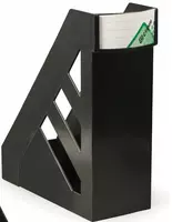   Лоток пластиковый для документов Стамм Ультра  285 х 245 х 100 мм  1 отд. (Арт. - ЛТ02) Черный