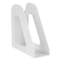 Лоток пластиковый для документов Стамм Фаворит  вертикальный  750 л  240 х 235 х 90 мм  1 отд. (Арт. - ЛТВ-30497) Белый