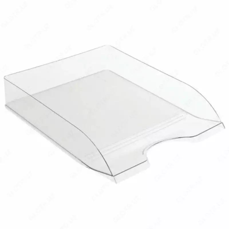  Hujjatlar uchun plastik laganda Stamm Delta  gorizontal  300 l  315 x 250 x 60 mm  1 bolim. (Art. - LT652) Shaffof - 