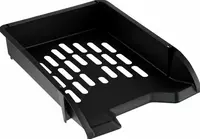   Лоток пластиковый для документов Стамм  горизонтальный  450 л  340 х 250 х 70 мм  1 отд. (Арт. - ОФ300) Черный