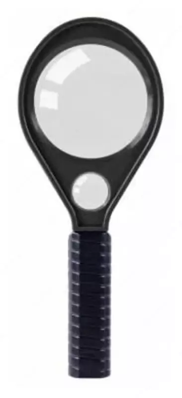  Deli qol lupasi x3  D50 mm (Art. - 9092) Qora - 