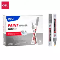 Doimiy marker Deli Paint U500  2 mm (Art. - 500-SL-U) Kumush
