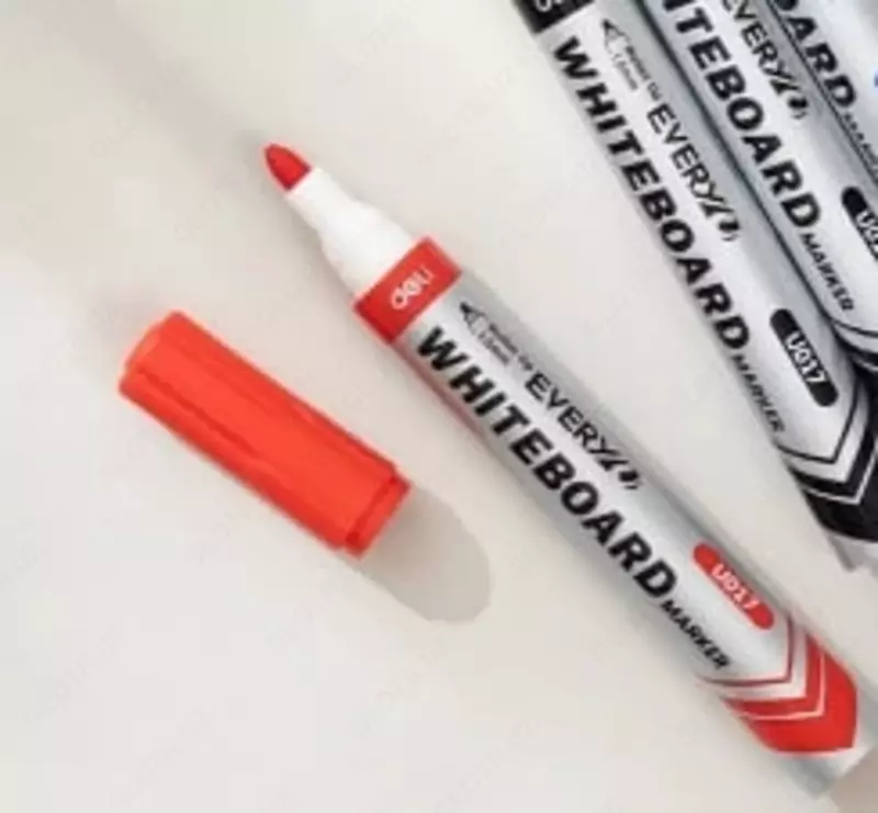  Маркер для флип-чарт досок Deli Everyu  1.5 мм (Арт. - 017-RD-EU) Красный - 