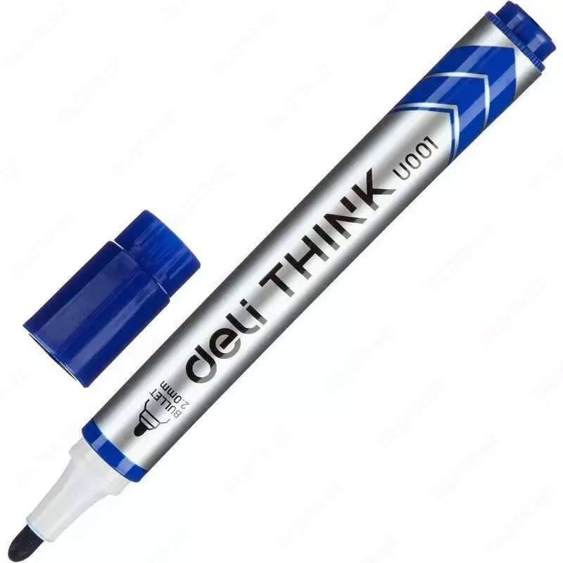 Маркер для флип-чарт досок Deli Think  2 мм (Арт. - 00130-EUBL) Синий