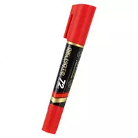   Перманентный маркер Deli Mate 72  1.5-6 мм  двусторонний (Арт. - 72-RD-EU) Красный