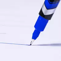   Перманентный маркер Deli Think  0.5-1.5 мм  двусторонний (Арт. - 211-BL-U) Синий