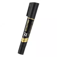   Перманентный маркер Deli Mate 72  1.5-6 мм  двусторонний (Арт. - 72-BK-EU) Черный