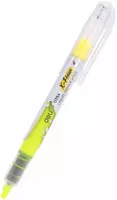 Маркер - текстовыделитель Deli X-flow  1-5 мм  жидкие чернила  скошен. наконечн. (Арт. - 35470-WU) Желтый