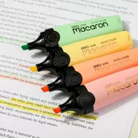  Yonaltiruvchi marker Deli Macaron  1-5 mm  qirrali. maslahatlar  4 dona. (Art. - 356-EU-MT) Assortiment Chakana savdo