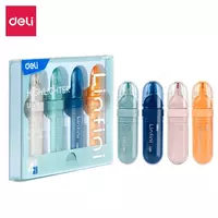 Yonaltiruvchi marker Deli Linfini  1-5 mm  qirrali. maslahatlar  4 dona. (Art. - 370-EU) Assortiment