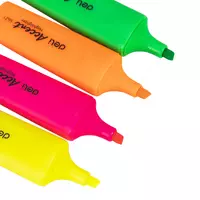   Маркер - текстовыделитель Deli Accent  1-5 мм  скошен. наконечн.  4 шт. (Арт. - 622-S) Ассортимент